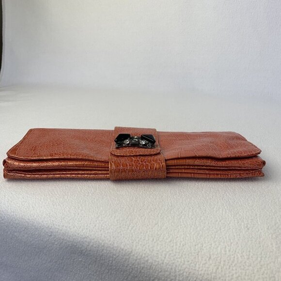 Bijoux Terner Orange Clutch Rectangle Wallet - Picture 10 of 10